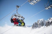 Der Schneehüenerstock-Flyer war eine der neuen Anlagen in der Skiarena im Winter 2017/18. (Bild: Valentin Luthiger)