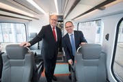 Arbeiten künftig nicht mehr zusammen: Fredy Brunner, ehemaliger VR-Präsident der Appenzeller Bahnen und Dirketor Thomas Baumgartner. Bild: Ralph Ribi