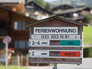 Steigende Belegung: Ferienwohnungen, Campingplätze und Kollektivunterkünfte verzeichneten 2017 wieder mehr Gäste. (Bild: KEYSTONE/PETER KLAUNZER)
