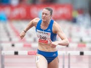 Noemi Zbären bei ihrem Wettkampf im Juli 2017 in Luzern (Bild: KEYSTONE/URS FLUEELER)