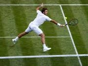 Stan Wawrinka gewinnt gegen den Briten Cameron Norrie klar in zwei Sätzen (Bild: KEYSTONE/PETER KLAUNZER)