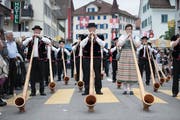 Festumzug des des letzten Zentralschweizerisches Jodlerfest Schüpheim im Jahr 2016. (Bild: Pius Amrein, 26. Juni 2016)