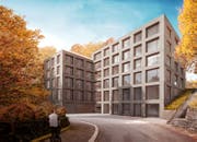 So könnte das Ärztehaus an der Rigistrasse dereinst aussehen. (Visualisierung: PD)