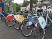 Selbst am Luzerner Kasernenplatz sind Nextbike-Velos aus Ob- und Nidwalden anzutreffen. (Bild: Matthias Piazza (Luzern, 18. Juni 2018))