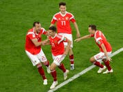 Gastgeber Russland vermochte an der Heim-WM bislang zu überzeugen und steht vor dem Einzug in die Achtelfinals (Bild: KEYSTONE/AP/DMITRI LOVETSKY)