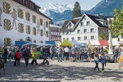 Teilnehmer am letzten «Altdorfer Wuchämärcht plus». (Bild: PD)