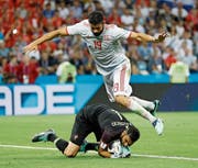Der Rambo unter den Offensivspielern: Diego Costa. (Bild: Francisco Secoe/AP (Sotschi, 15. Juni 2018)