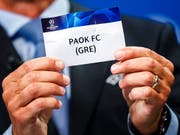 Wird erster griechischer Europacup-Gegner des FC Basel: PAOK Saloniki (Bild: KEYSTONE/VALENTIN FLAURAUD)
