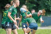 Umkämpfte Spiele und fröhliche Gesichter bei sommerlichen Temperaturen am Bishopscup im Gründenmoos. (Bild: Bilder: Urs Bucher)