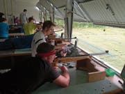 Das Volksschiessen in Buochs verzeichnete mit 143 Teilnehmern einen Rekord. (Bild: Markus Odermatt)