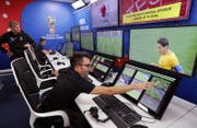Der Raum für den Videobeweis befindet sich in Moskau. (Bild: EPA)