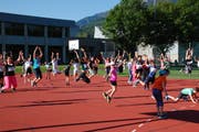 Voller Einsatz und tolle Stimmung war am Sporttag der Schule Buchserbach Trumpf. (Bild: PD)