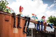 Auch die Schule für Gestaltung und das städtische Jugendsekretariat haben auf dem Areal einen Container gemietet. (Bild: Sabrina Stübi)