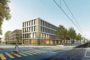 Am heutigen Standort der Raiffeisenbank in Münchwilen werden das neue Bankengebäude und ein Wohnhaus entstehen. (Bild: PD/Raiffeisenbank Münchwilen-Tobel)