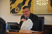 Der neue Landratspräsident Peter Tresch. Bild: Urs Hanhart (Altdorf, 20.06.2018)