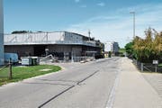 Die neue Haltestelle kommt an der Oberhofenstrasse auf Höhe der Pumpwerkstrasse zu stehen. (Bild: Roman Scherrer)
