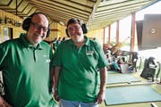 OK-Präsident Bruno Lüscher und Standchefin Marianne Bösch im Sirnacher Schützenhaus Hochwacht. (Bilder und Video: Olaf Kühne)