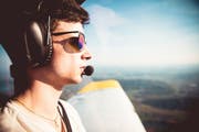Jungpilot Serafin Curti in Aktion. (Bild: PD)