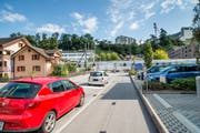 An der Cheerstrasse gibt es besonders starke Übertretungen der Lärm-Grenzwerte. (Bild: Roger Rüegger, 8. September 2015)