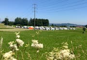 Die Sinti-Familien sind am 11. Juni angekommen und bleiben bis zum 2. Juli. (Bild: Andrea Häusler)