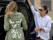 US-First Lady Melania Trump bei ihrem Besuch eines Auffanglagers für Migrantenkinder. (Foto: Andrew Harnik/AP) (Bild: /AP/ANDREW HARNIK)