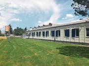 In der ehemaligen Saurer-Kantine kommen bald bis zu 40 Asylbewerber in 21 Doppelzimmern unter. (Bild: Perrine Woodtli)