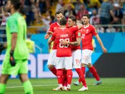 Es muss gegen Serbien noch etwas mehr kommen von Xherdan Shaqiri und Co. (Bild: KEYSTONE/LAURENT GILLIERON)