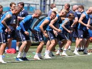 Die Isländer wollen weiter verblüffen (Bild: KEYSTONE/EPA/ZURAB KURTSIKIDZE)