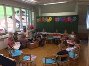 Schüler vom Kindergarten bis zur 2. Primarklasse werden in Isenthal gemeinsam unterrichtet. (Bild: PD)