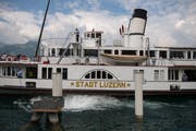Wird ab Herbst drei Jahre lang saniert: Dampfschiff «Stadt Luzern». (Bild: Dominik Wunderli (Beckenried, 8. Juni 2018))