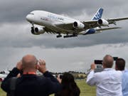 Airbus droht mit dem Abflug aus Grossbritannien bei einem harten Brexit. (Bild: KEYSTONE/EPA/HANNAH MCKAY)