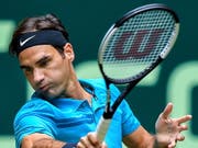 20. Sieg in Serie von Roger Federer auf Rasen (Bild: KEYSTONE/EPA/SASCHA STEINBACH)