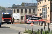 Feuerwehreinsatz beim Küssnachter Fänn. (Bild: Leserbild/Bote der Urschweiz)