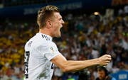 Kroos erzielte das 2:1 (Bild: Keystone)