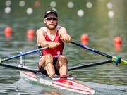 Michael Schmid ruderte erneut auf den 2. Platz (Bild: KEYSTONE/ALEXANDRA WEY)