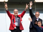 Verteidigte die Aktion von Granit Xhaka und Xherdan Shaqiri: Sportminister Guy Parmelin (Bild: KEYSTONE/LAURENT GILLIERON)