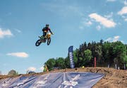 Das Motocross in Braunau sorgte am Wochenende für viel Spektakel. (Bild: Christoph Heer)