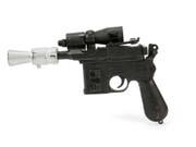 Die hölzerne Pistolen-Attrappe des «Star Wars»-Helden Han Solo kam für 550'000 Dollar unter den Hammer. (Bild: Keystone/AP/)
