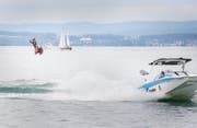 Wakeboard-Spektakel vor einem Jahr beim "Roughriderscup" in Romanshorn. (Bild: Andrea Stalder)
