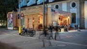 Die Sommerbox bei Nacht.Bilder: Philipp Klemm/PD