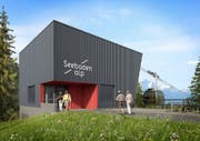 Die neue Luftseilbahn auf die Seebodenalp. (Bild: PD)