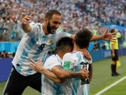 Argentinien zog den Kopf aus der Schlinge (Bild: KEYSTONE/AP/PETR DAVID JOSEK)