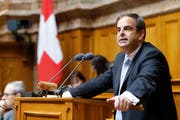 Der CVP-Präsident Gerhard Pfister während einer Debatte im Nationalrat. (Bild: KEYSTONE/Peter Klaunzer)