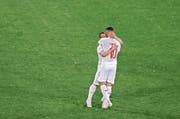 Die Schweiz kann im Spiel gegen Costa Rica auf Xherdan Shaqiri und Granit Xhaka setzen. (Bild: Antonio Calanni/AP (Kaliningrad, 22. Juni 2018))