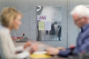 Empfang des Regionalen Arbeitsvermittlungszentrums (RAV) in Thun. (Bild: Gaetan Bally/Keystone (Thun, 28. April 2017))