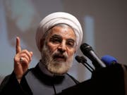Hassan Ruhani zeigt sich unbeeindruckt von den neuen US-Sanktionen. (Bild: Keystone/AP/VAHID SALEMI)