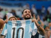 Lionel Messi sei Dank: Argentinien hat sich nach dem Knorz in der Vorrunde mit seinem Captain und dessen Team versöhnt (Bild: KEYSTONE/AP/RICARDO MAZALAN)