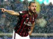 Leonardo Bonucci kann nach heutigem Stand in der kommenden Saison mit Milan nicht in der Europa League spielen (Bild: KEYSTONE/EPA ANSA/PAOLO MAGNI)