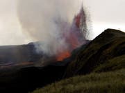 Das letzte mal spie er vor 13 Jahren Feuer: der Vulkan Sierra Negra auf der Galápagosinsel Isabela. (Bild: Keystone/EPA/PNG)