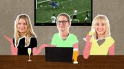 Die WM-Bloggerinnen (v.l.): Online-Redaktorin Alexandra Pavlovic, Focus-Redaktorin Katja Fischer de Santi und Ostschweiz-am-Sonntag-Chefin Odilia Hiller (Illustration: Patric Sandri)